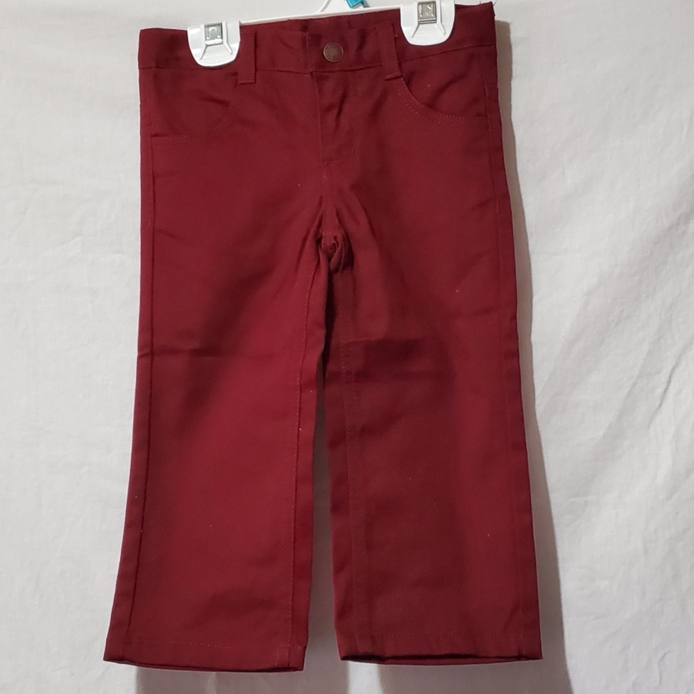 Nautica burgundy pants size 2t
